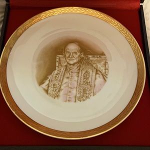 1971 Royal Tettau Germany Pope Paul VI Papal Limited Edition 5000 Plate & Case